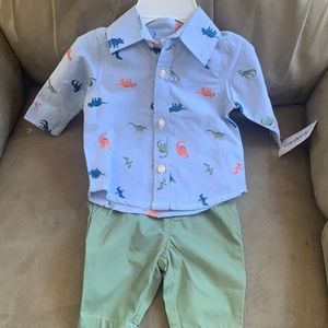 Baby boy Carter’s shirt and pant outfit